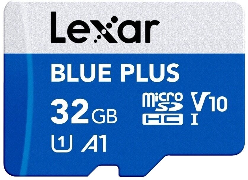 Карта памет Lexar MicroSDHC Blue Plus UHS-I with SD adapter Micro SDHC 32 GB Карта памет