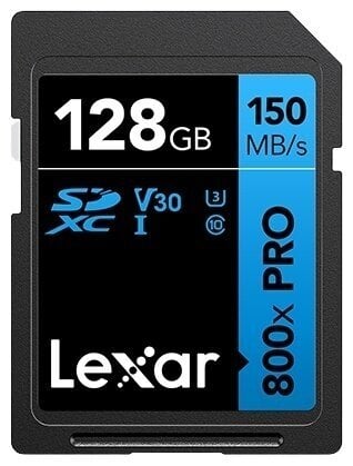 Карта памет Lexar SDXC 800x Pro UHS-I 128 GB Карта памет