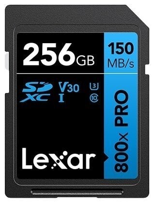 Geheugenkaart Lexar SDXC 800x Pro UHS-I 256 GB Geheugenkaart