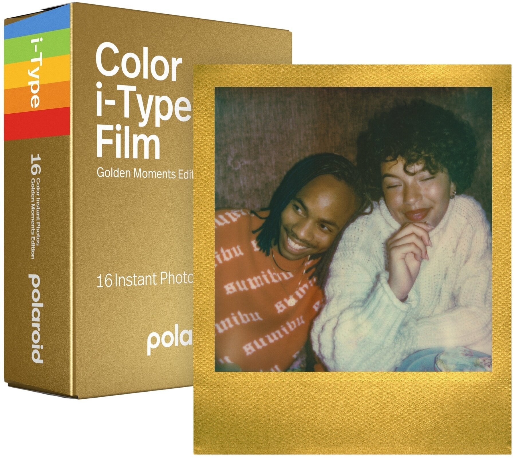Foto papir Polaroid Color Film for I-Type Golden Moments 2-pack foto papir