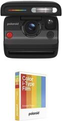 Instant Camera
 Polaroid Flip + Color Film Bundle (8 photos) Black Instant Camera