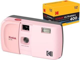 Klassikaline kaamera KODAK EC35 + Kodak Ultra Max 24 Exp Blush Pink Klassikaline kaamera