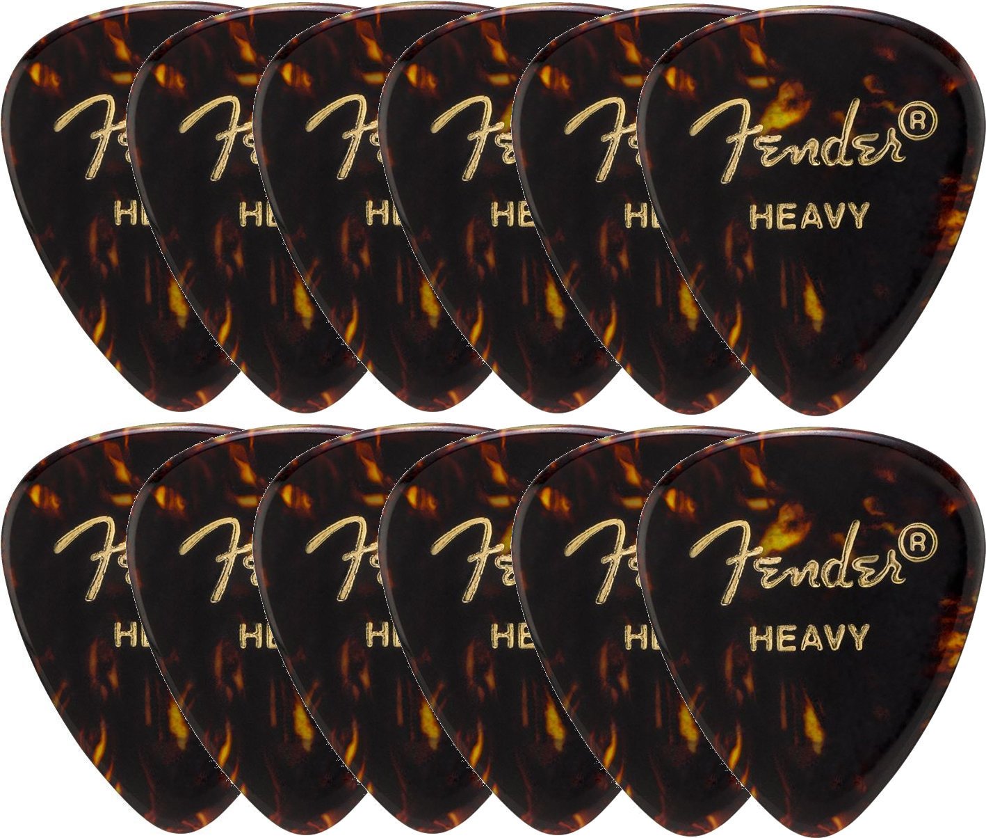 Médiators Fender 451 Shape Classic Celluloids 12 Médiators