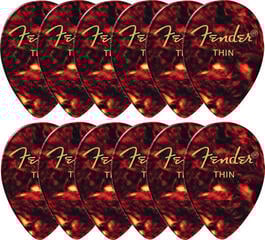 Plettro Fender 358 Shape Classic Celluloid 12 Plettro