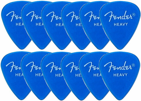 Médiators Fender 351 Shape Lake Placid Blue Heavy 12 Pack - 1