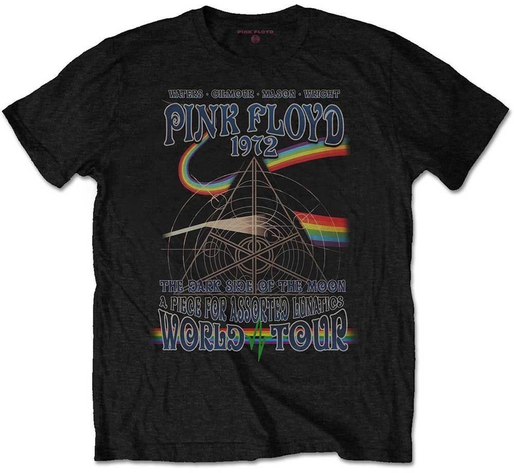 Camiseta de manga corta Pink Floyd Camiseta de manga corta Assorted Lunatics Black L