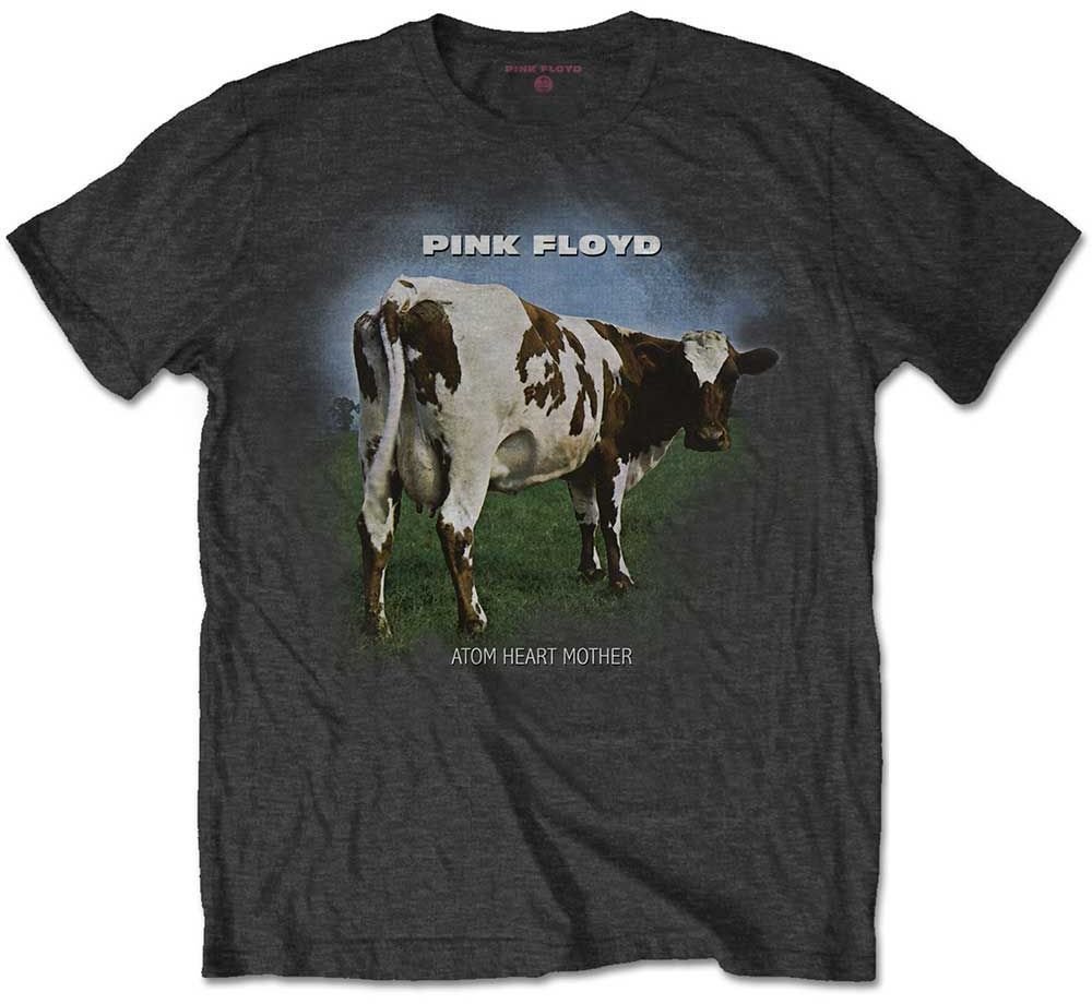 T-Shirt Pink Floyd T-Shirt Atom Heart Mother Fade Unisex Charcoal Grey M