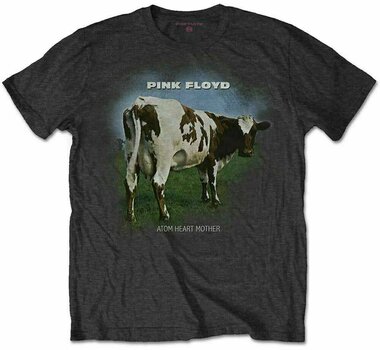 T-Shirt Pink Floyd T-Shirt Atom Heart Mother Fade Unisex Charcoal Grey S - 1