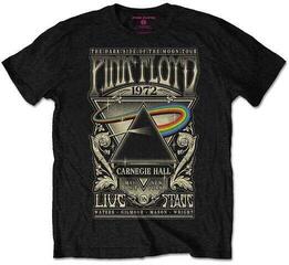Camiseta de manga corta Pink Floyd Camiseta de manga corta Carnegie Hall Poster Unisex Black L