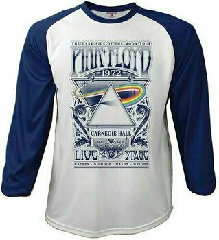 T-Shirt Pink Floyd T-Shirt Carnegie Hall Poster Unisex Navy Blue/White L - 1