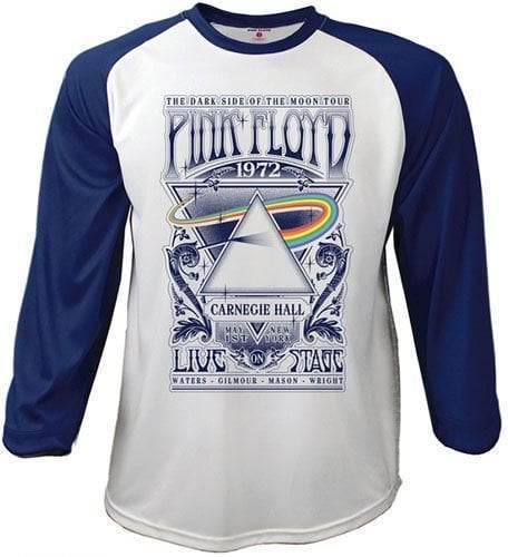 T-shirt Pink Floyd Carnegie Hall Poster Navy Blue/White M T-shirt