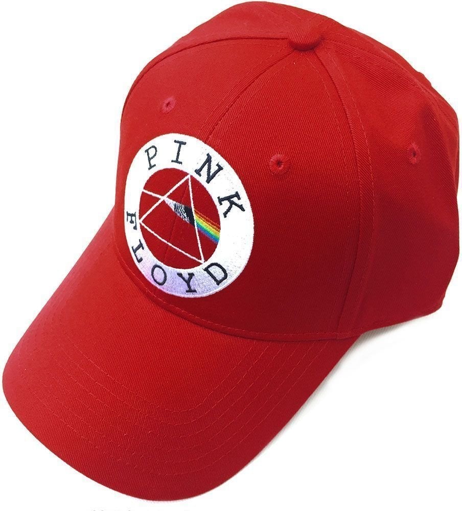 Hattehætte Pink Floyd Hattehætte Circle Logo Red