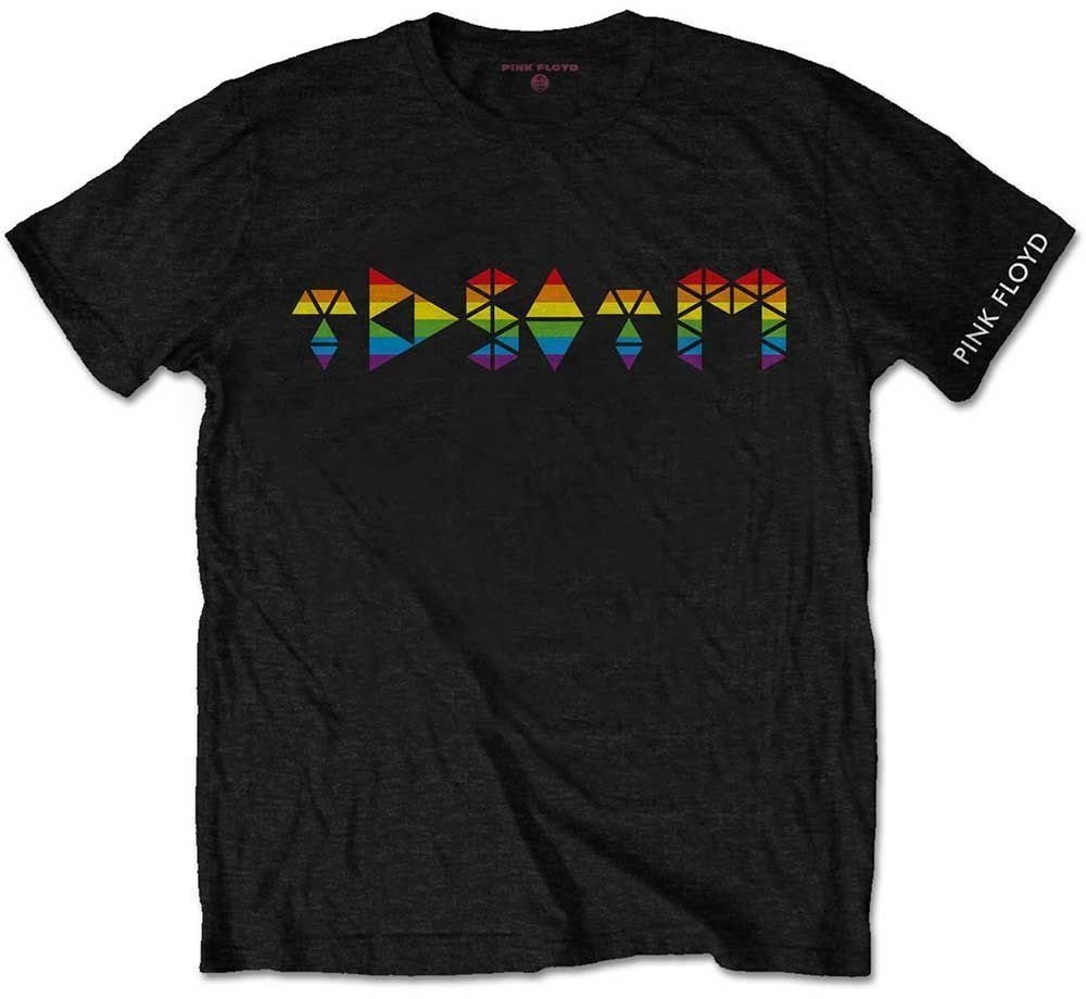 Koszulka Pink Floyd Koszulka Dark Side Prism Initials Unisex Czarny L