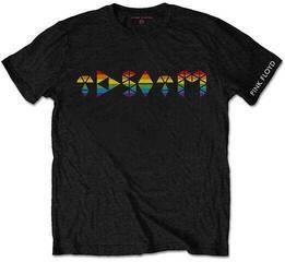 T-Shirt Pink Floyd Dark Side Prism Initials Black