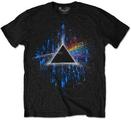 Pink Floyd Dark Side of the Moon Blue Splatter Black XL T-Shirt