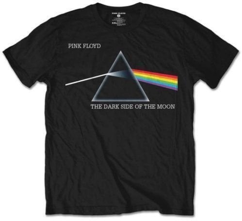 T-Shirt Pink Floyd T-Shirt Dark Side of the Moon Unisex Black XL