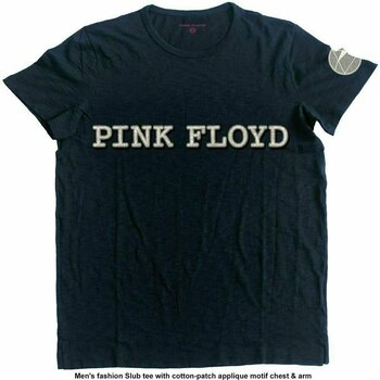 T-Shirt Pink Floyd T-Shirt Logo & Prism Navy Blue S - 1