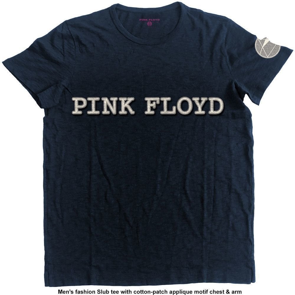 T-shirt Pink Floyd Logo & Prism Navy Blue 2XL T-shirt