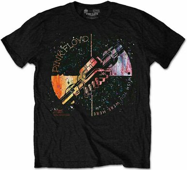 T-Shirt Pink Floyd T-Shirt Machine Greeting Unisex Black S - 1
