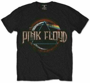 T-Shirt Pink Floyd T-Shirt Dark Side of the Moon Seal White L - 1