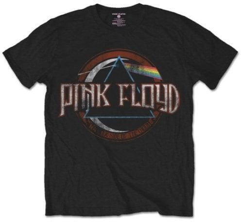 T-Shirt Pink Floyd T-Shirt Dark Side of the Moon Seal White S