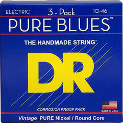 Struny do gitary elektrycznej DR Strings PHR-10 3-Pack Struny do gitary elektrycznej