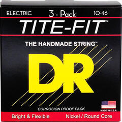 Žice za električnu gitaru DR Strings MT-10 Tite Fit 3-Pack Žice za električnu gitaru