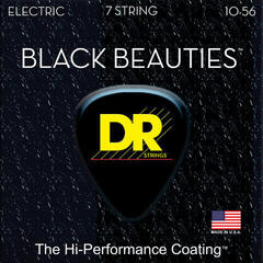 Žice za električnu gitaru DR Strings Black Beauties BKE7-10 Žice za električnu gitaru