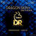 Struny pro baskytaru DR Strings Dragon Skin+ Coated Nickel Medium 45-105 Tapered Multi-Scale Struny pro baskytaru