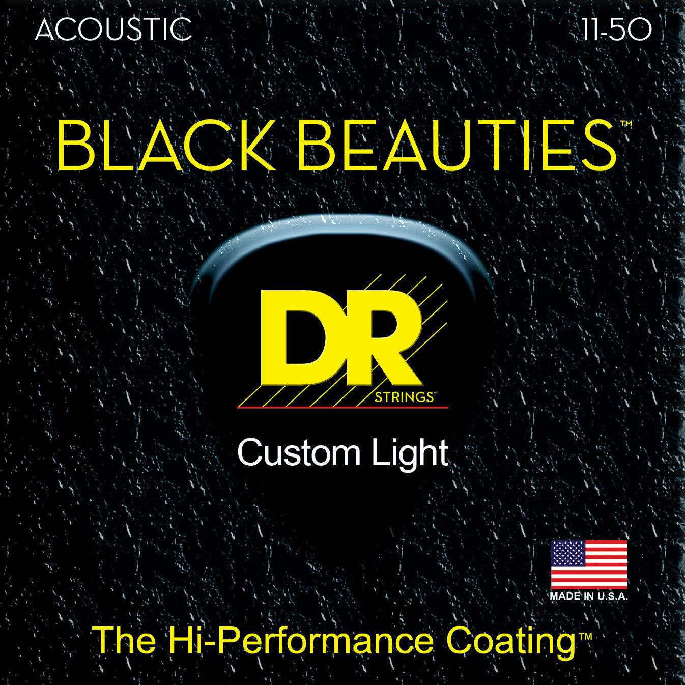 Cordas de guitarra DR Strings BKA-11 Cordas de guitarra