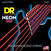 Struny pro elektrickou kytaru DR Strings NRE-9 Neon Struny pro elektrickou kytaru