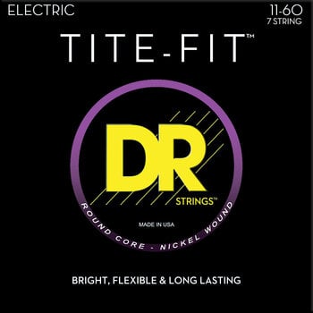 Struny pro elektrickou kytaru DR Strings Tite-Fit EH7-11 Struny pro elektrickou kytaru - 1