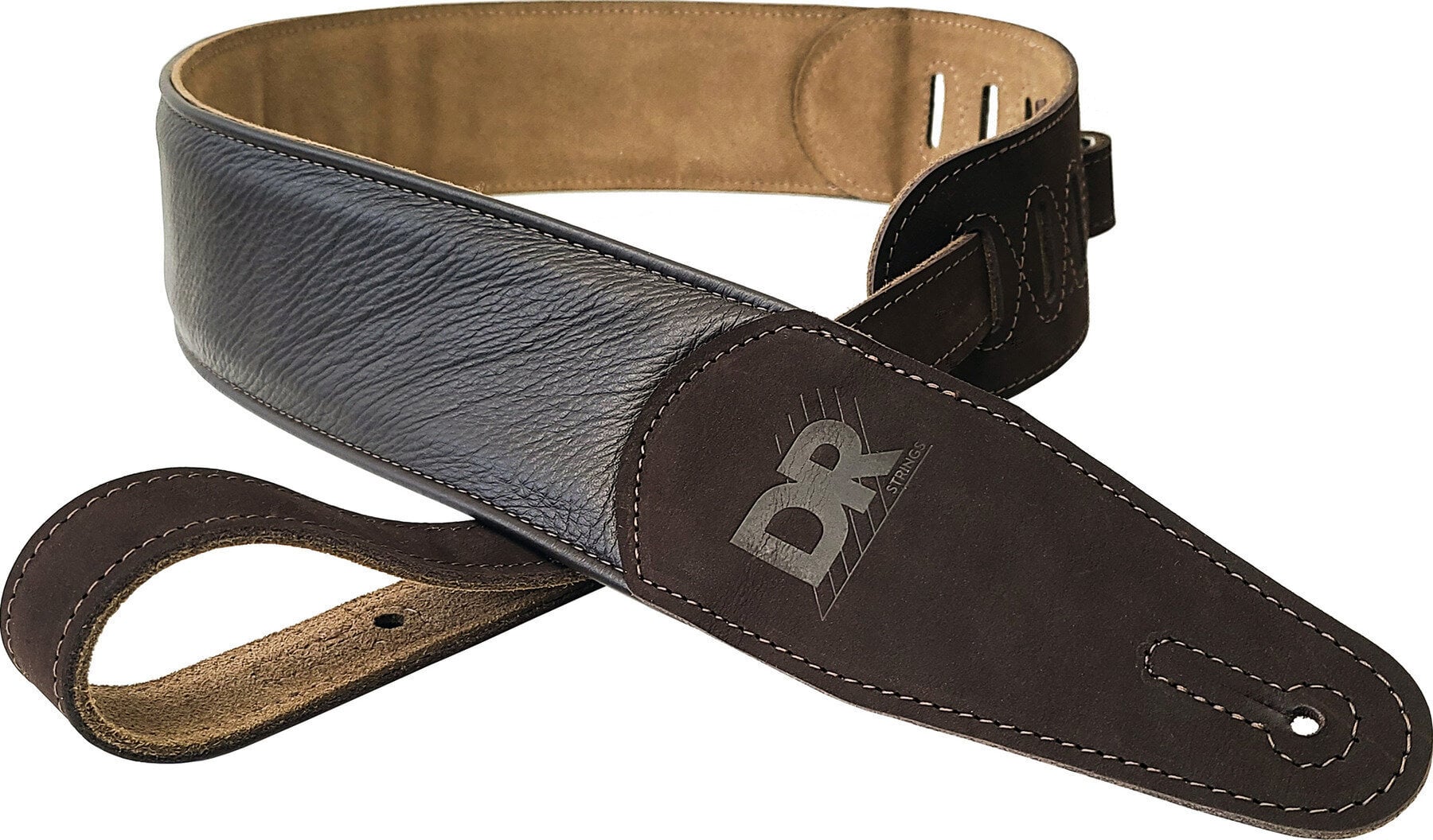 Kytarový pás DR Strings BTS Brown Kytarový pás