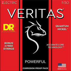 Cordes pour guitares électriques DR Strings VTE-11 Cordes pour guitares électriques
