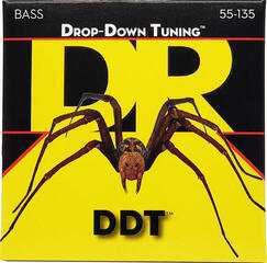 Jeux de 5 cordes basses DR Strings DDT5-55 Jeux de 5 cordes basses
