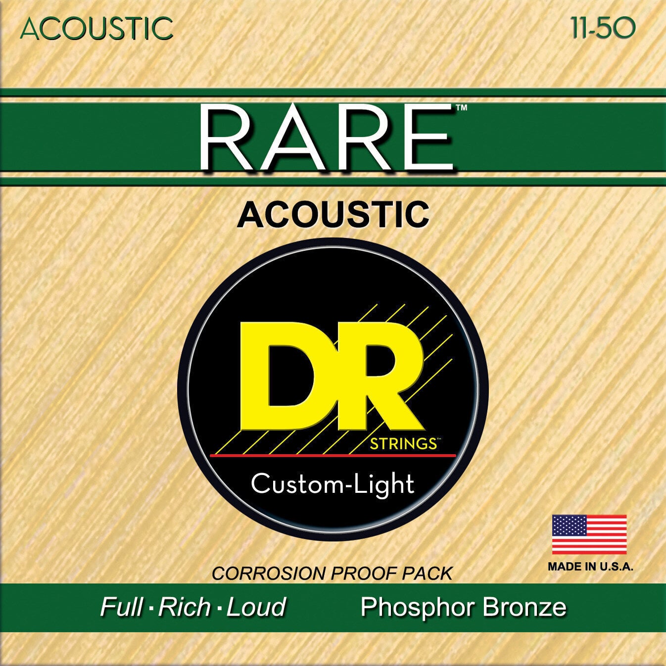 Struny pro akustickou kytaru DR Strings RPML-11 Rare Struny pro akustickou kytaru
