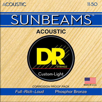 Struny pro akustickou kytaru DR Strings RCA-11 Sumbeams Struny pro akustickou kytaru - 1