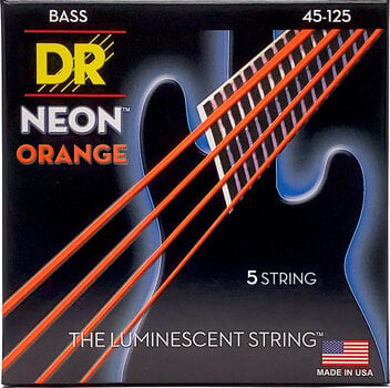 Струни для 5-струнної бас-гітари DR Strings NOB5-45 Струни для 5-струнної бас-гітари - 1