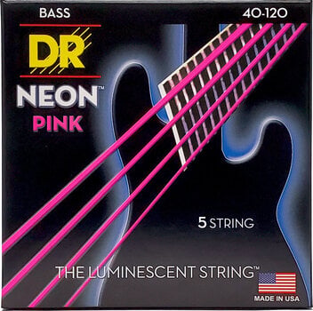 Struny pro 5-strunnou baskytaru DR Strings NPB5-40 Struny pro 5-strunnou baskytaru - 1