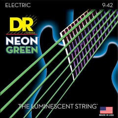 Cordes pour guitares électriques DR Strings NGE-9 Neon Cordes pour guitares électriques