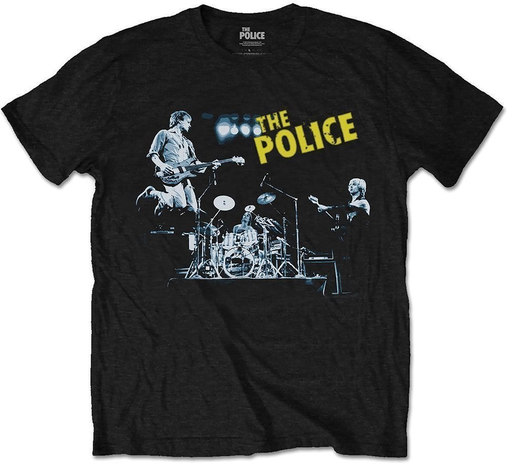 T-Shirt The Police T-Shirt Live Black XL