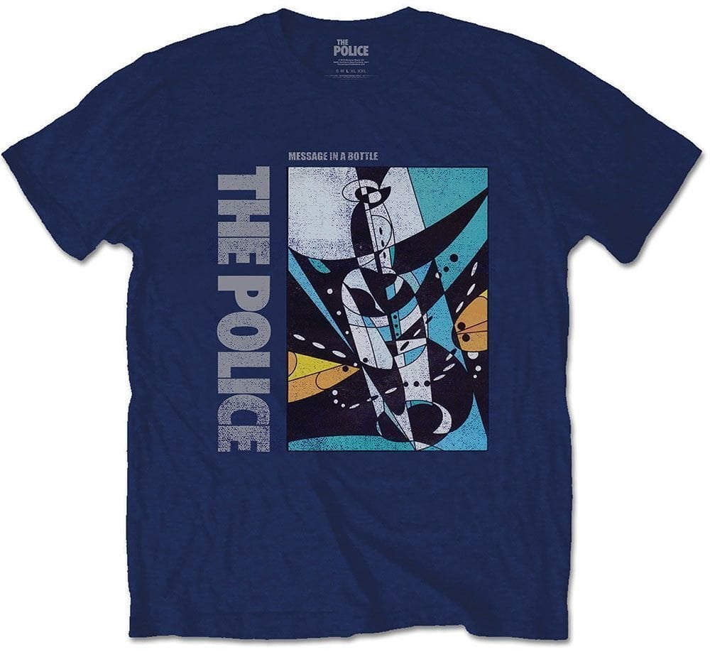 T-Shirt The Police T-Shirt Message in a Bottle Navy Blue L