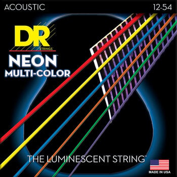 Struny pro akustickou kytaru DR Strings MCA-12 Neon Struny pro akustickou kytaru - 1