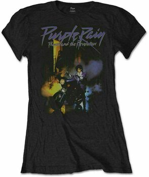 T-Shirt Prince T-Shirt Purple Rain Black L - 1