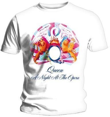 T-Shirt Queen T-Shirt A Night At The Opera White L