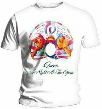 T-Shirt Queen T-Shirt A Night At The Opera Unisex White L - 1