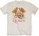 Camiseta de manga corta Queen Camiseta de manga corta Classic Crest Sand S