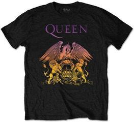 T-shirt Queen Gradient Crest Black 2XL T-shirt