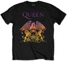 Queen Gradient Crest Black 2XL Tričko