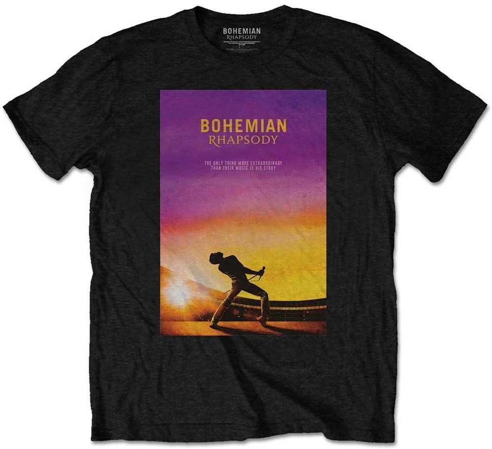 T-Shirt Queen T-Shirt Bohemian Rhapsody Black M